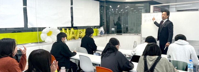 松田塾長の対面授業の様子