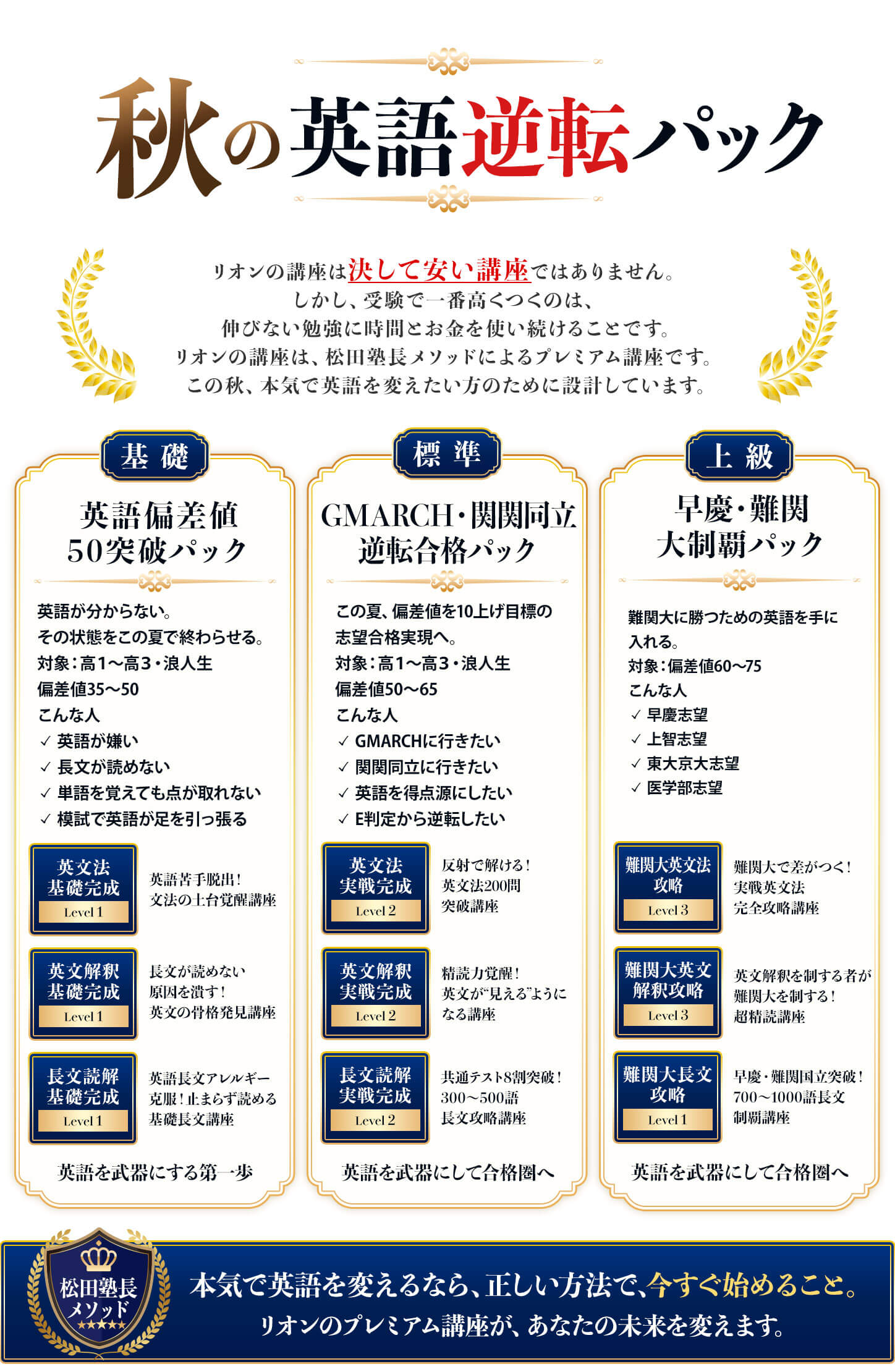 英語が変われば、受験の景色が変わります。