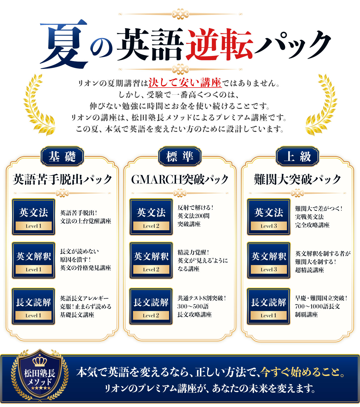 英語が変われば、受験の景色が変わります。