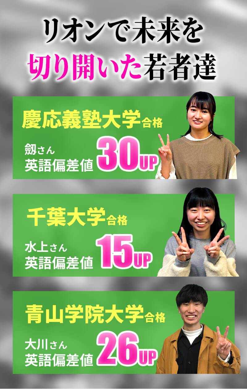 リオンで未来を切り開いた若者たち
